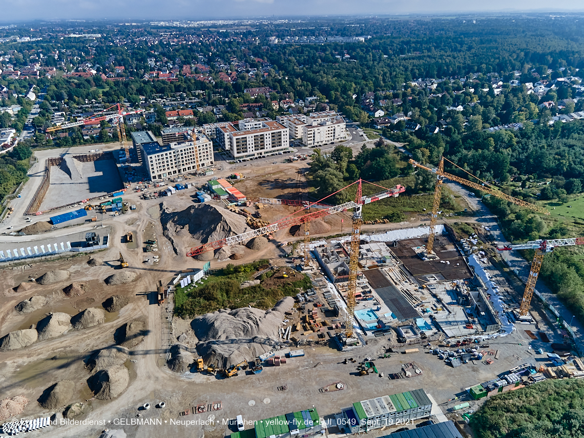 19.09.2021 - Aktuelle Luftbilder aus dem Alexisquartier und Pandion Verde in Neuperlach in München 19.09.2021 - Aktuelle Luftbilder aus dem Alexisquartier und Pandion Verde in Neuperlach in München